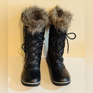 Sorel Tofino Waterpoof Rubber Boots with Faux Fur